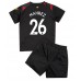 Billige Manchester City Riyad Mahrez #26 Bortetrøye Barn 2022-23 Kortermet (+ korte bukser)